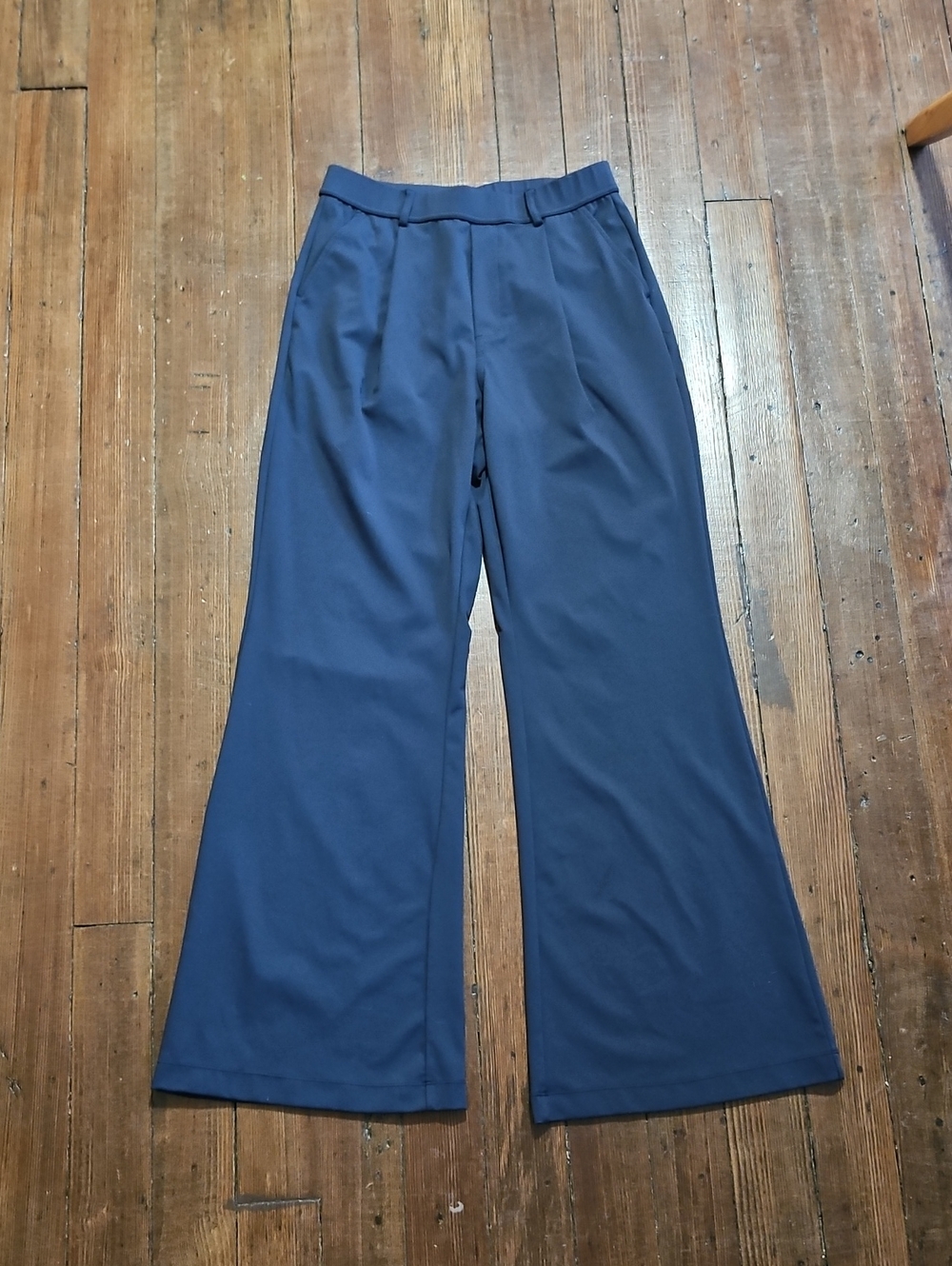 HALARA Wide Leg Pants in Navy Blue